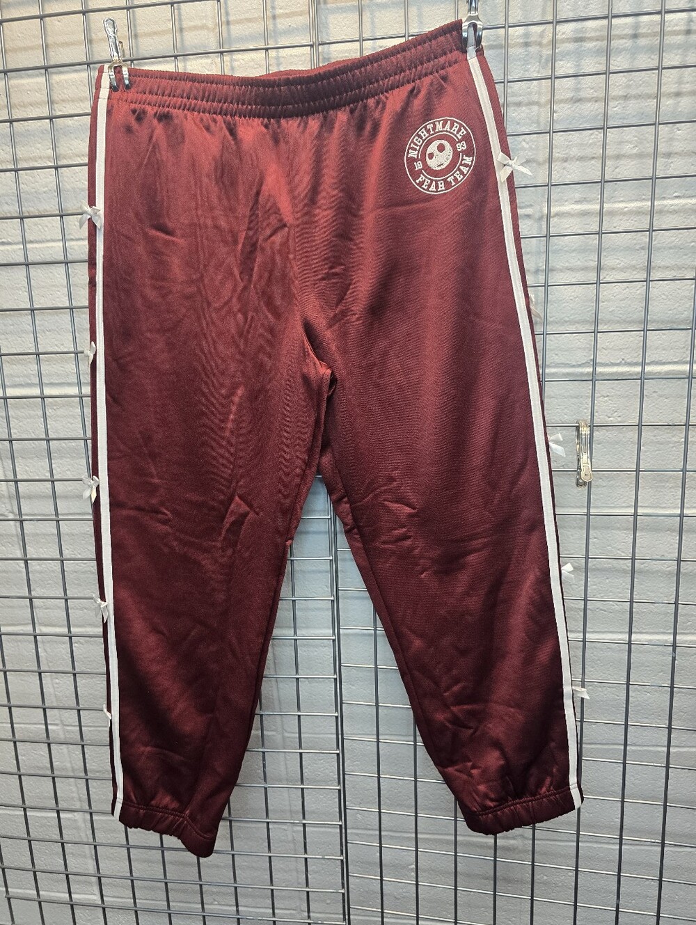 Disney Nightmare Before Christmas Women's Graphic Elastic Waist Knit Sweatpants